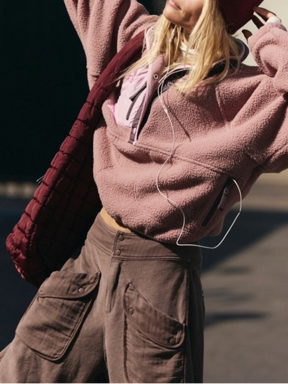FP Hit The Slopes Colorblock Fleece Pullover